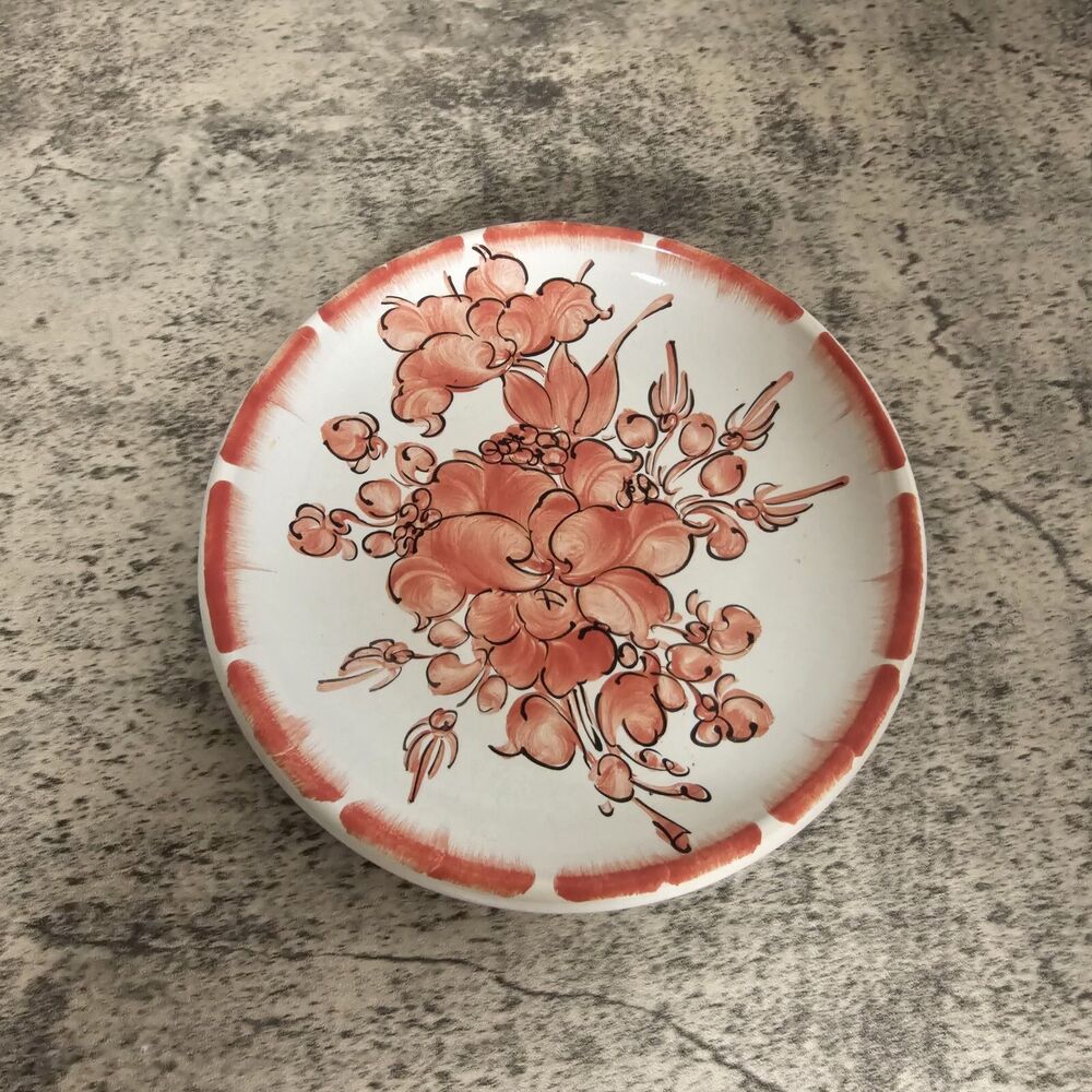 Soufflenheim Pottery Henri Siegfried Soufflenheim Heart Plate 8” diameter Desser